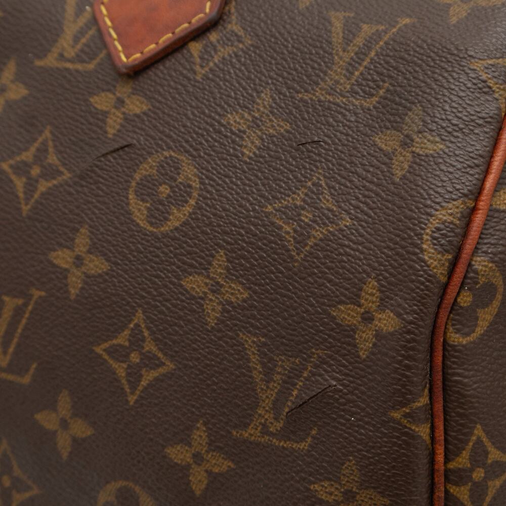 LOUIS VUITTON Vintage Brown Monogram Speedy 30 Hand Bag M41526 - Picture 16 of 16
